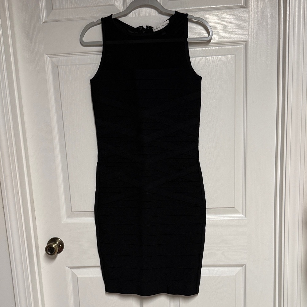 Dress the Population Black Mini Dress